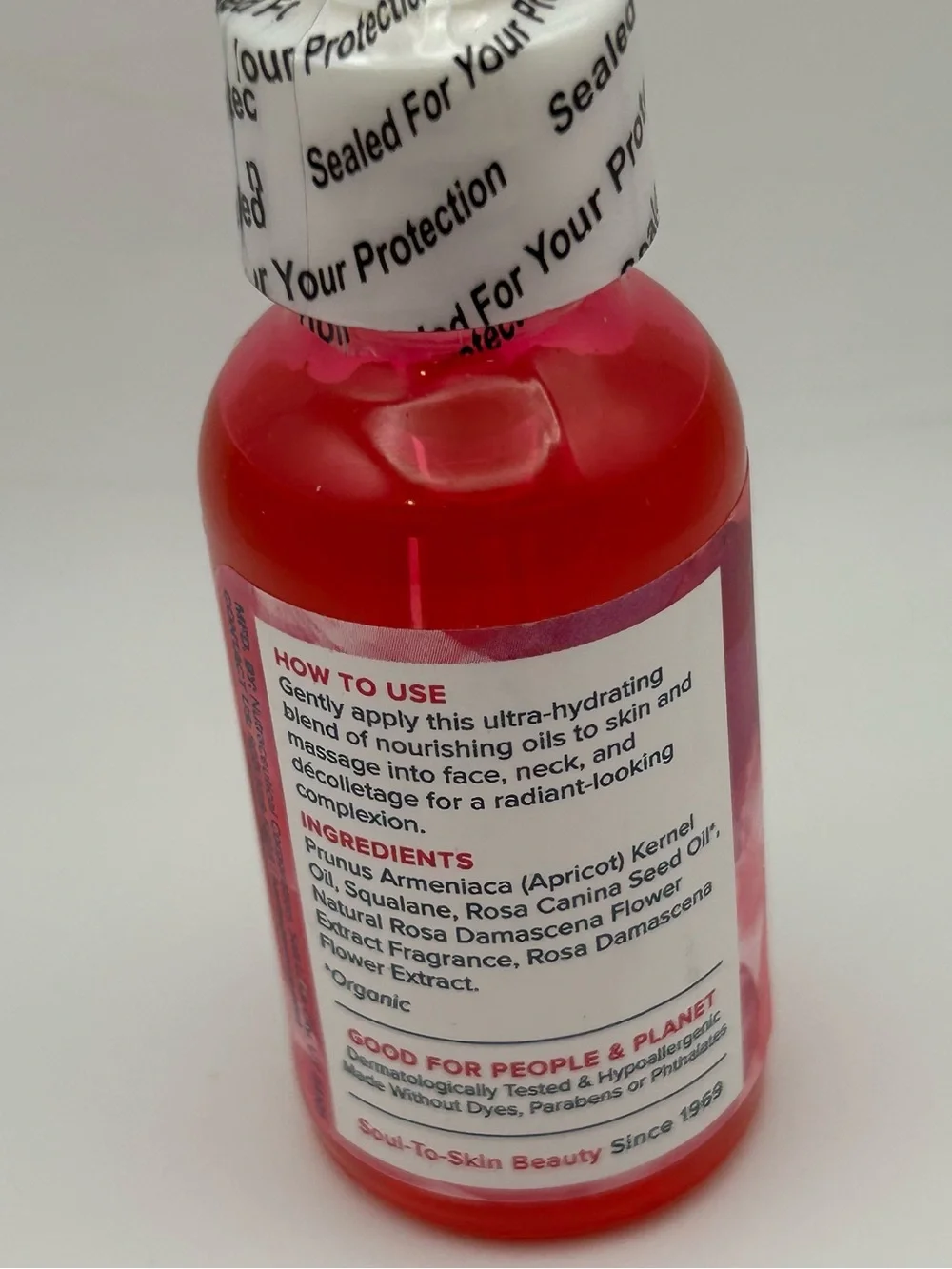 Heritage Store Rose Oil Nourishing Treatment Vegan 1.0 fl oz